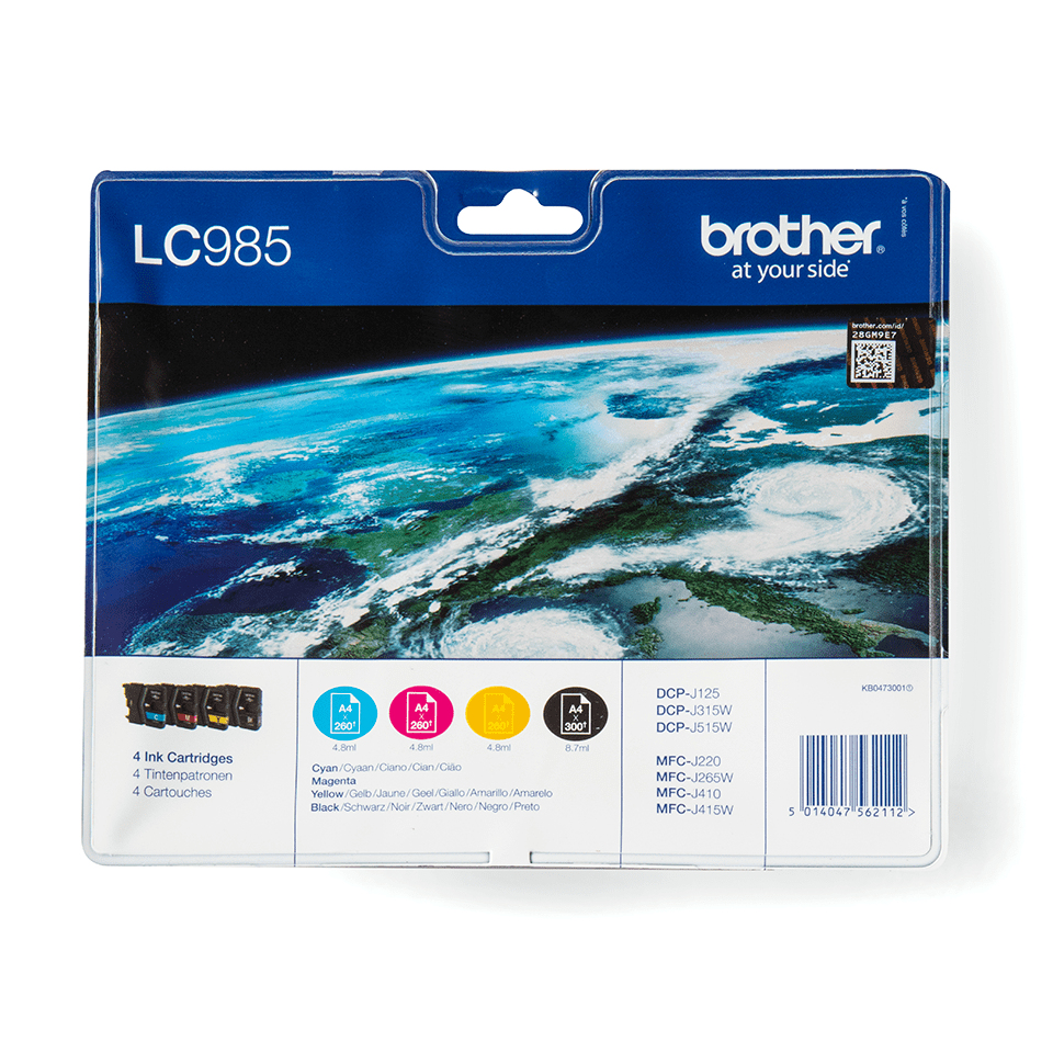 FP Brother LC985 Value Pack (BK,C,M,Y)