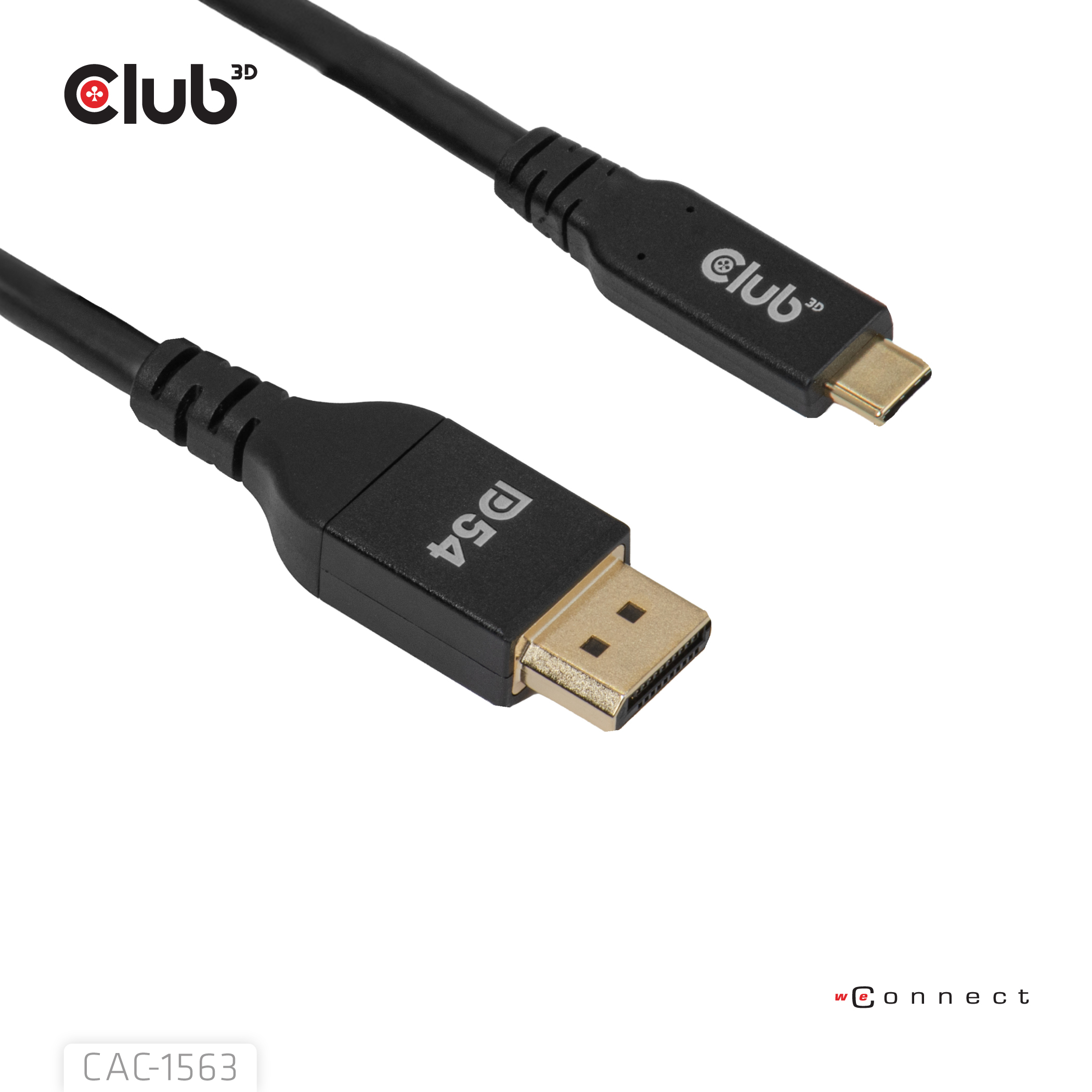 USB Type C -> DisplayPort 2.1 - 2,0m - schwarz - Bi-Direktionales Kabel - 8K120Hz