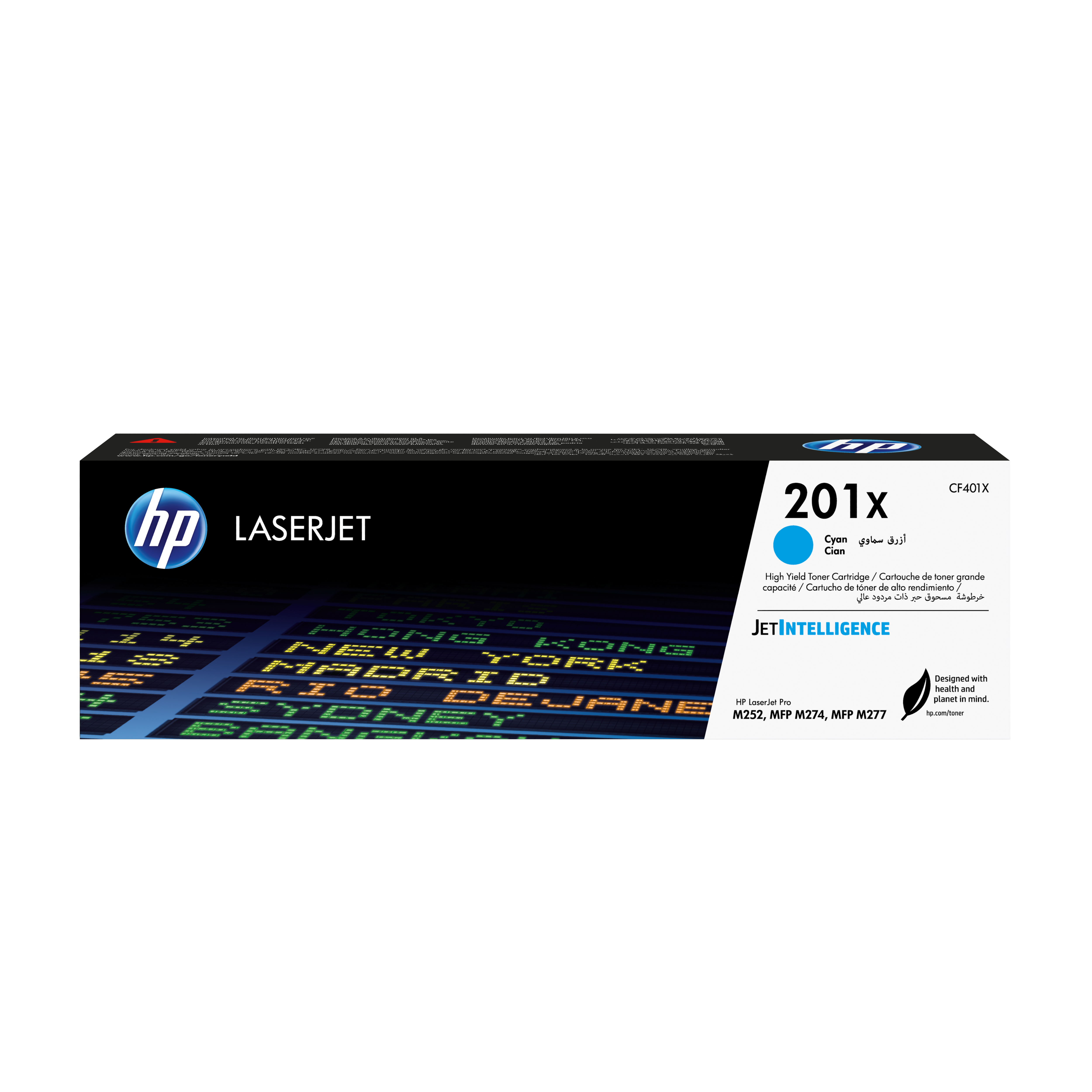 HP 201X - Højtydende - cyan - original