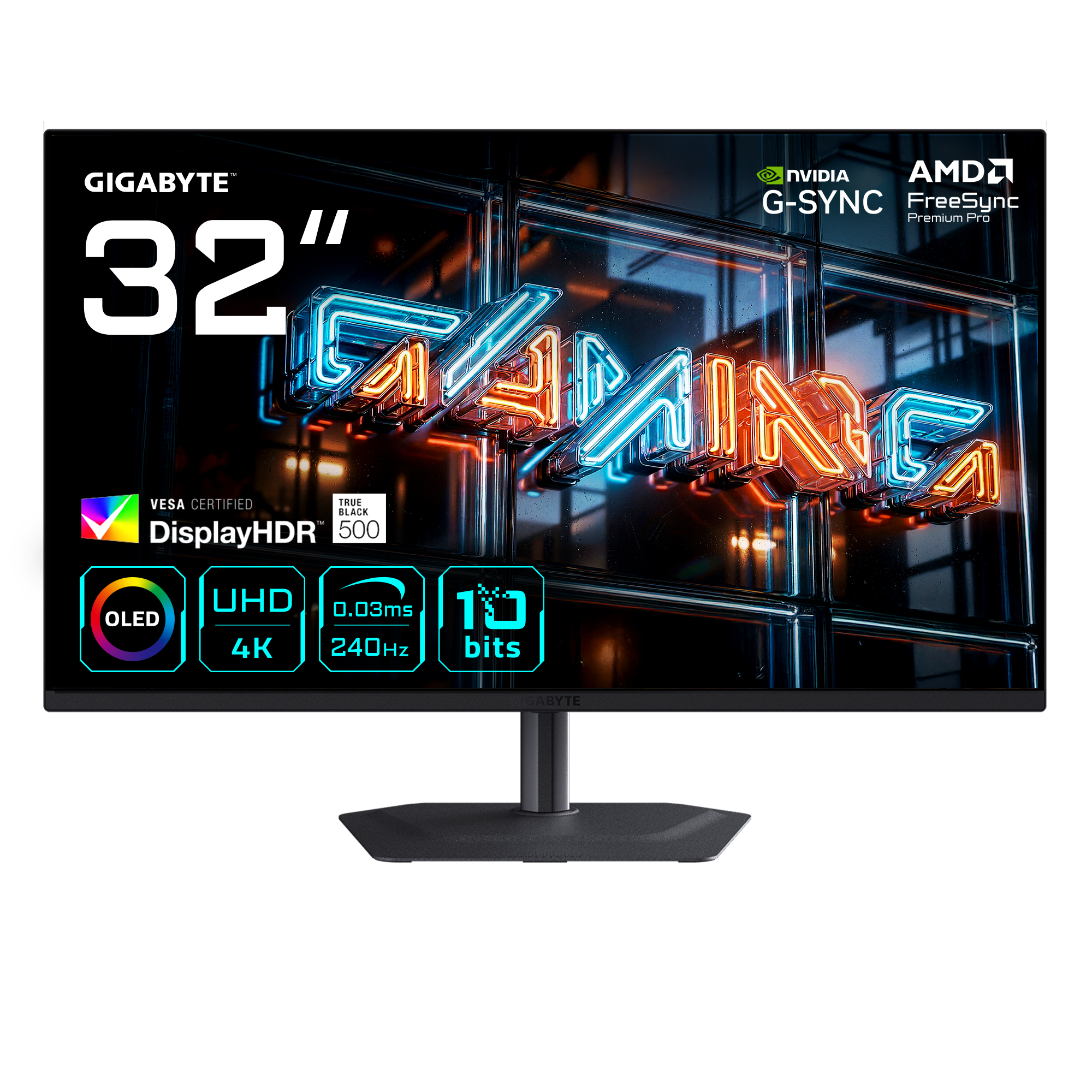 Gigabyte MO32U24 32 3840 x 2160 (4K) HDMI DisplayPort USB-C 240Hz