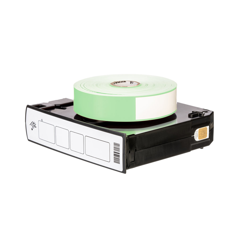 Zebra Z-Band Direct - Polypropylene (PP) - permanent acrylic adhesive - perforated - 6 mil - green,