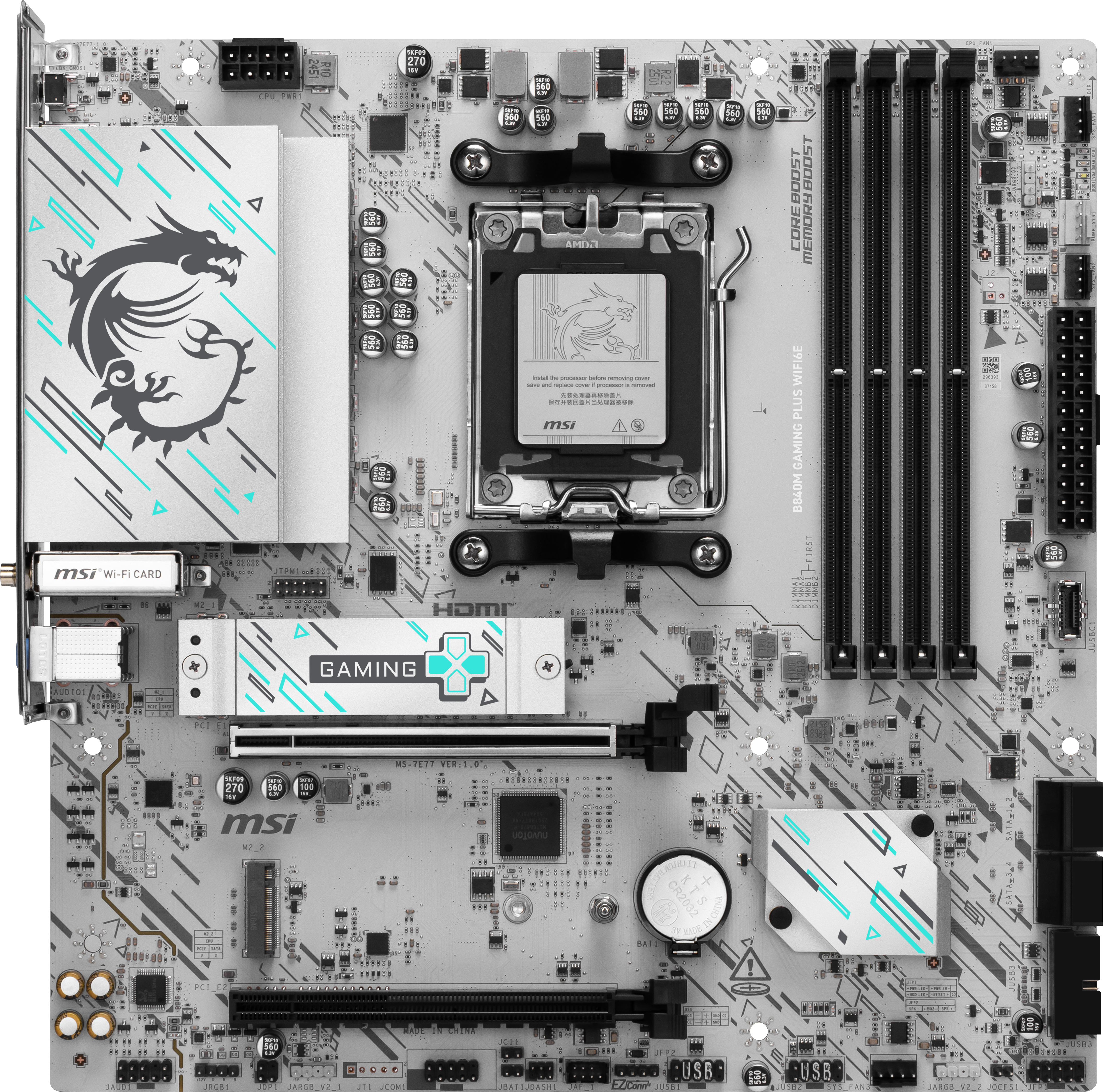 MSI B840M GAMING PLUS WIFI6E (AM5)