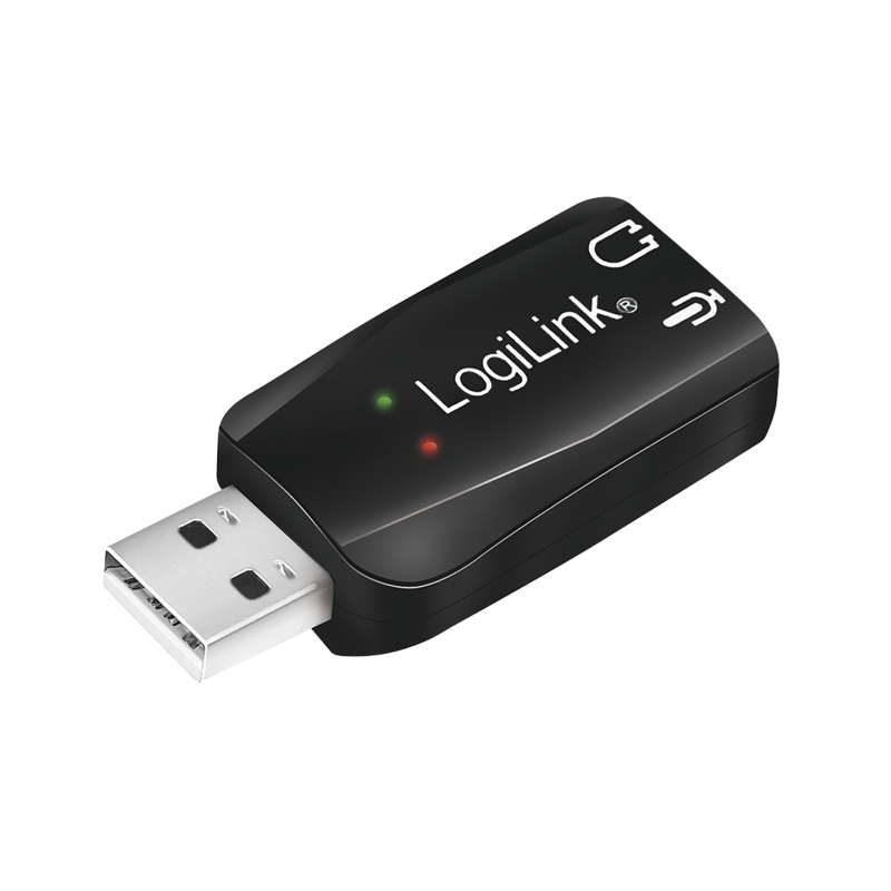 LogiLink USB-A Audio Adapter 5.1 Sound  Effect USB Soundkarte, 5.1  channels, USB
