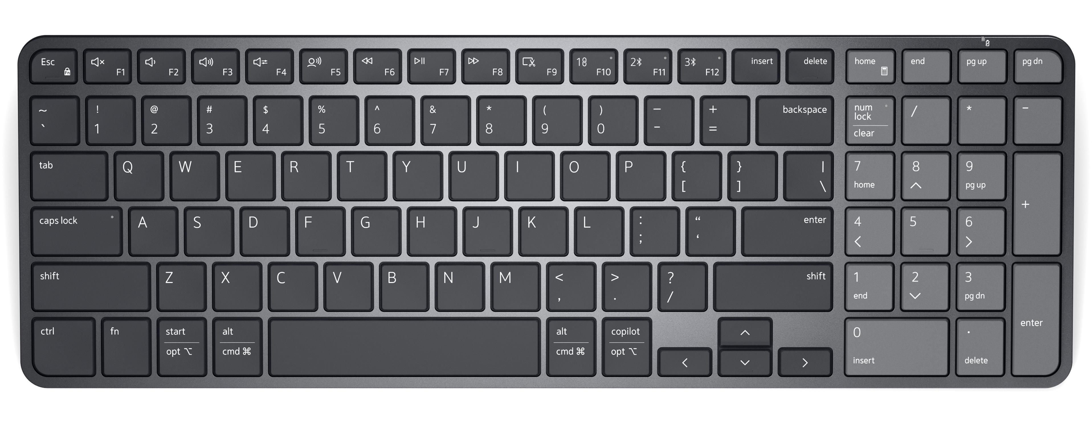 DELL Pro 7 Rechargeable Compact Keyboard KB746 German QWERTZ