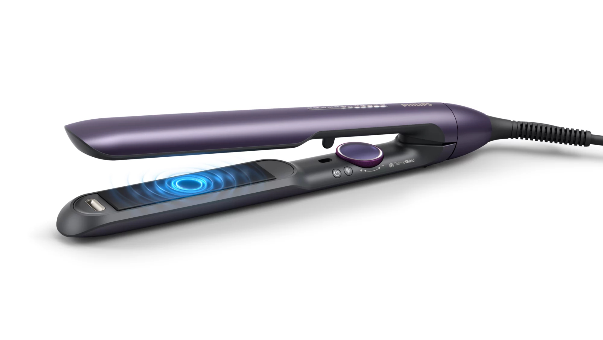 Philips Metallic deep purple Hårglatter BHS752