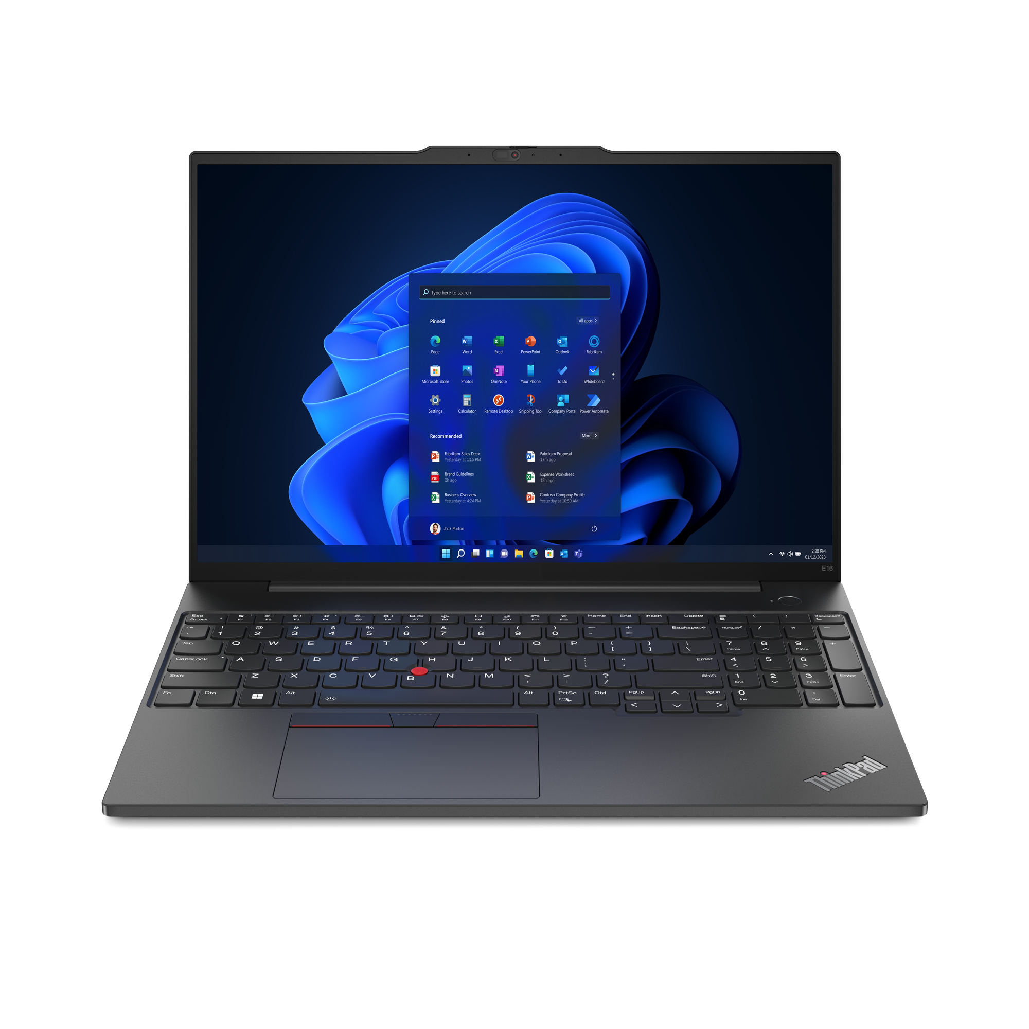 ThinkPad E16 Gen 1 UK 16" IPS FHD