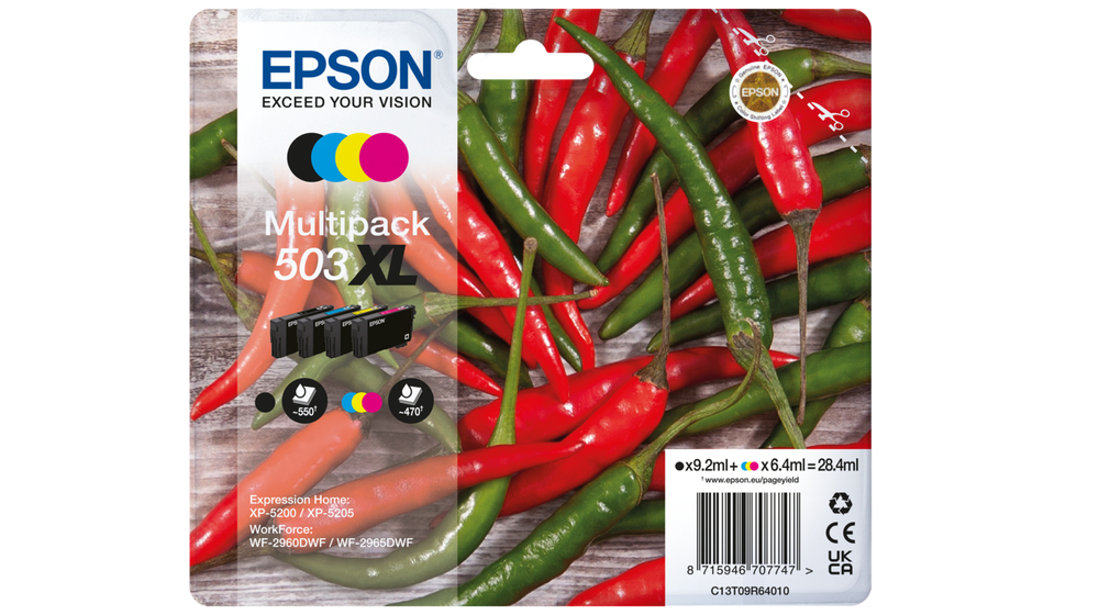 Epson Tinte Multipack 503XL BKCMY 4er-Pack