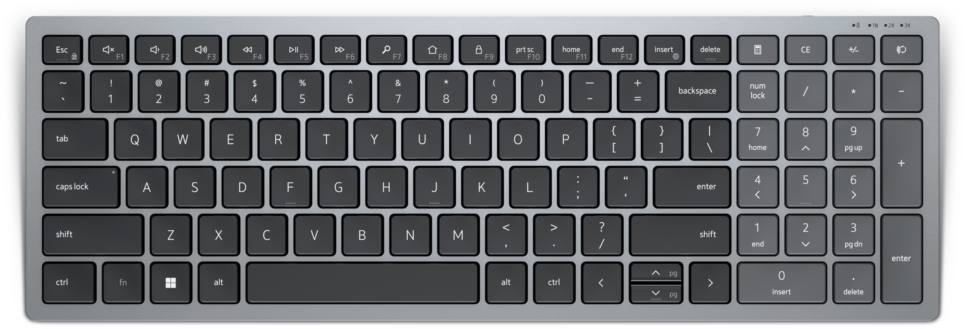 Dell KB740 Tastatur Saks Trådløs Pan Nordic