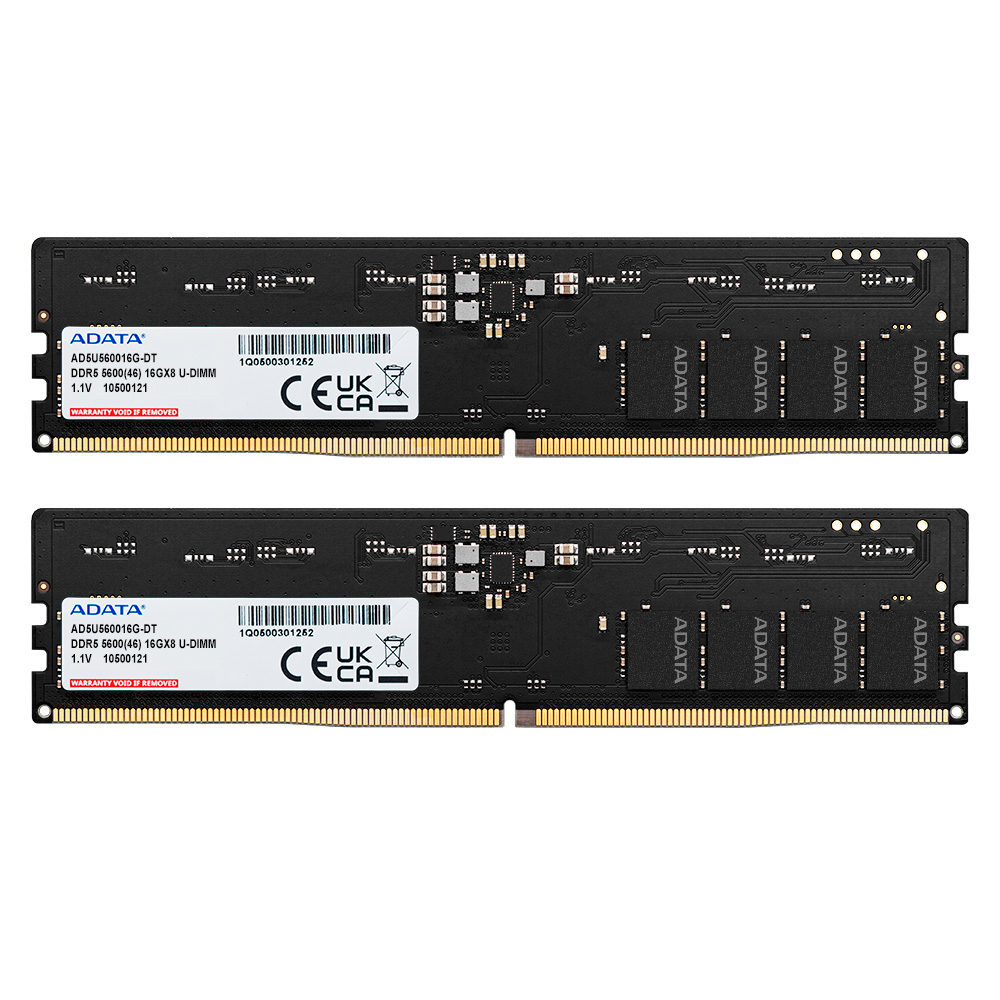 ADATA DDR5 SDRAM 32GB kit 5600MHz On-die ECC DIMM 288-PIN