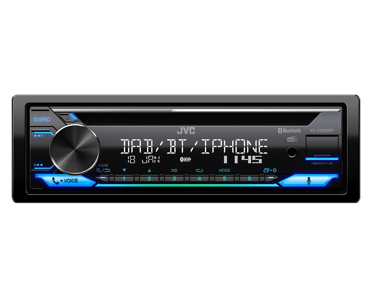 JVC KD-DB922BT - Bil - - ekstern