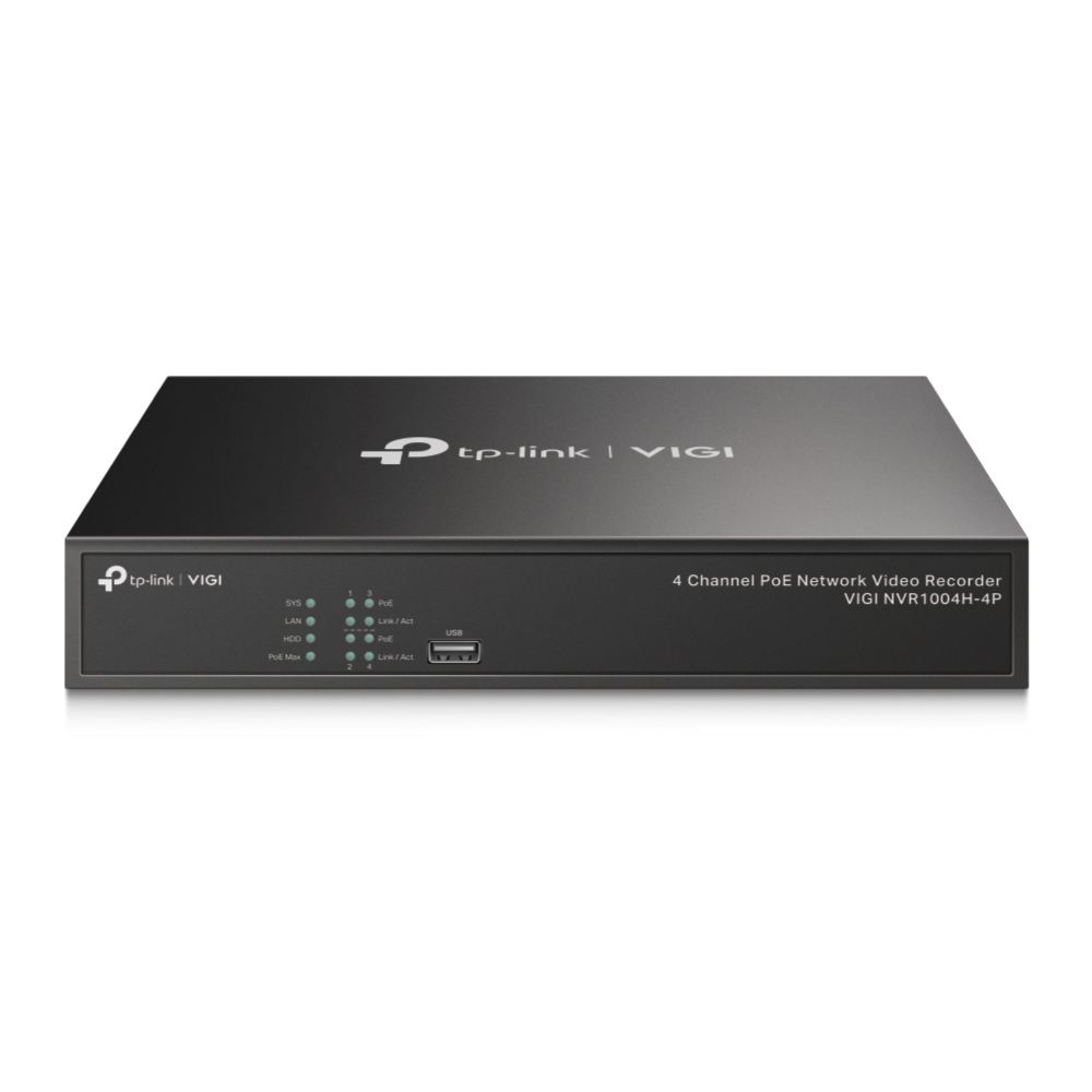 TP-Link Omada IPCam VIGI NVR1004H-4P Channel PoE Video