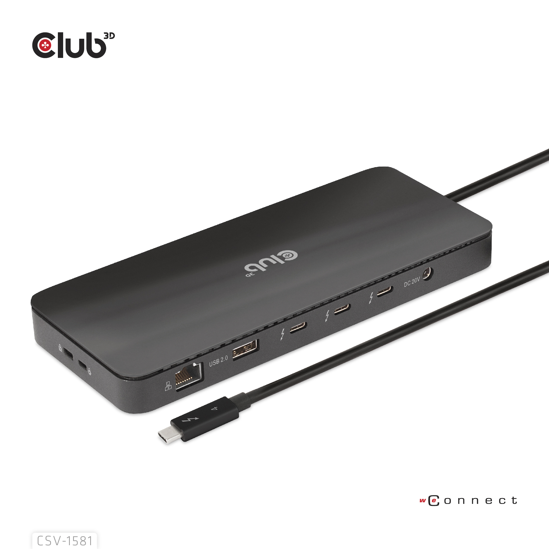 Club3D Thunderbolt4 11-in-1 HUB > 3xTh