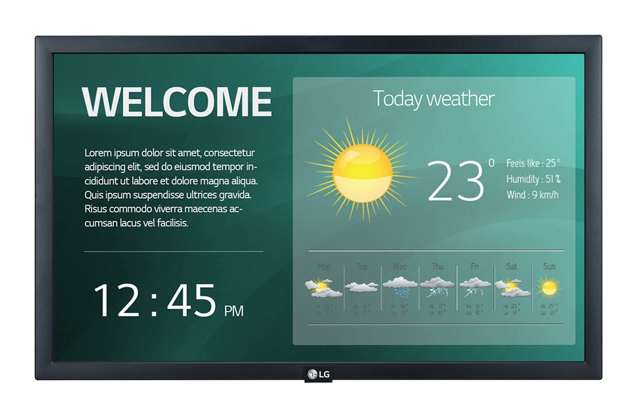 LG 22SM3G-B SM3G Series - 22" Klasse (