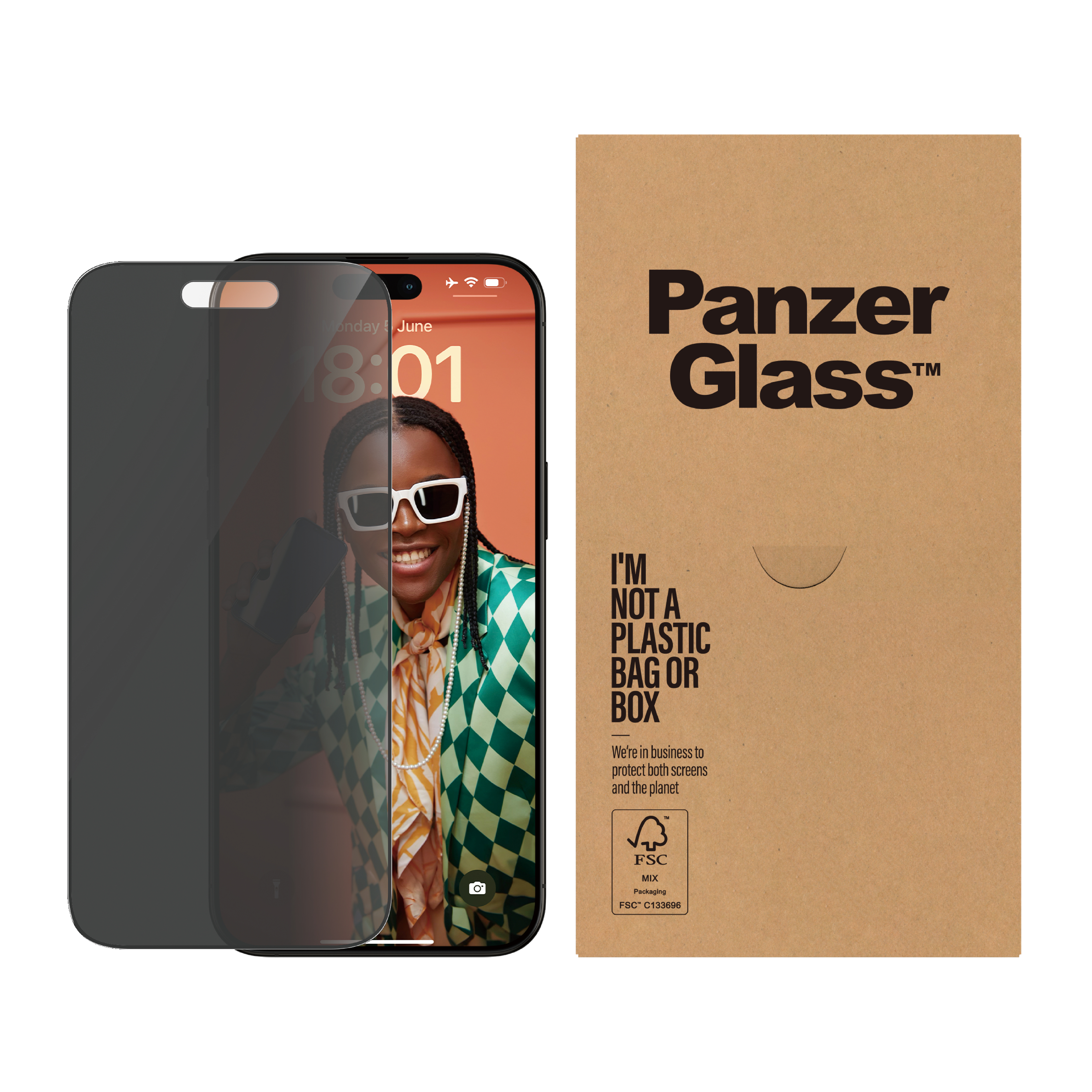 PanzerGlass Privacy - skærmbeskytter f