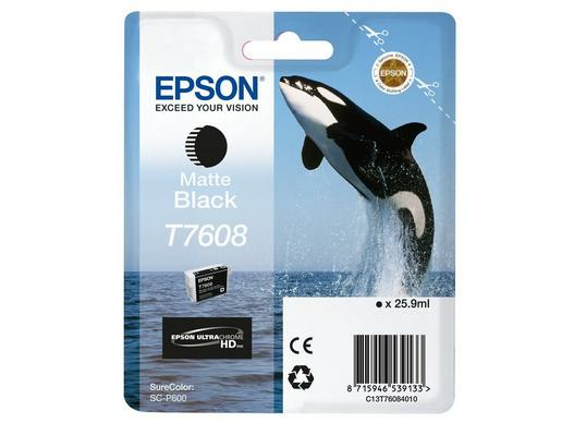 Epson T7608 Mat sort Blæk