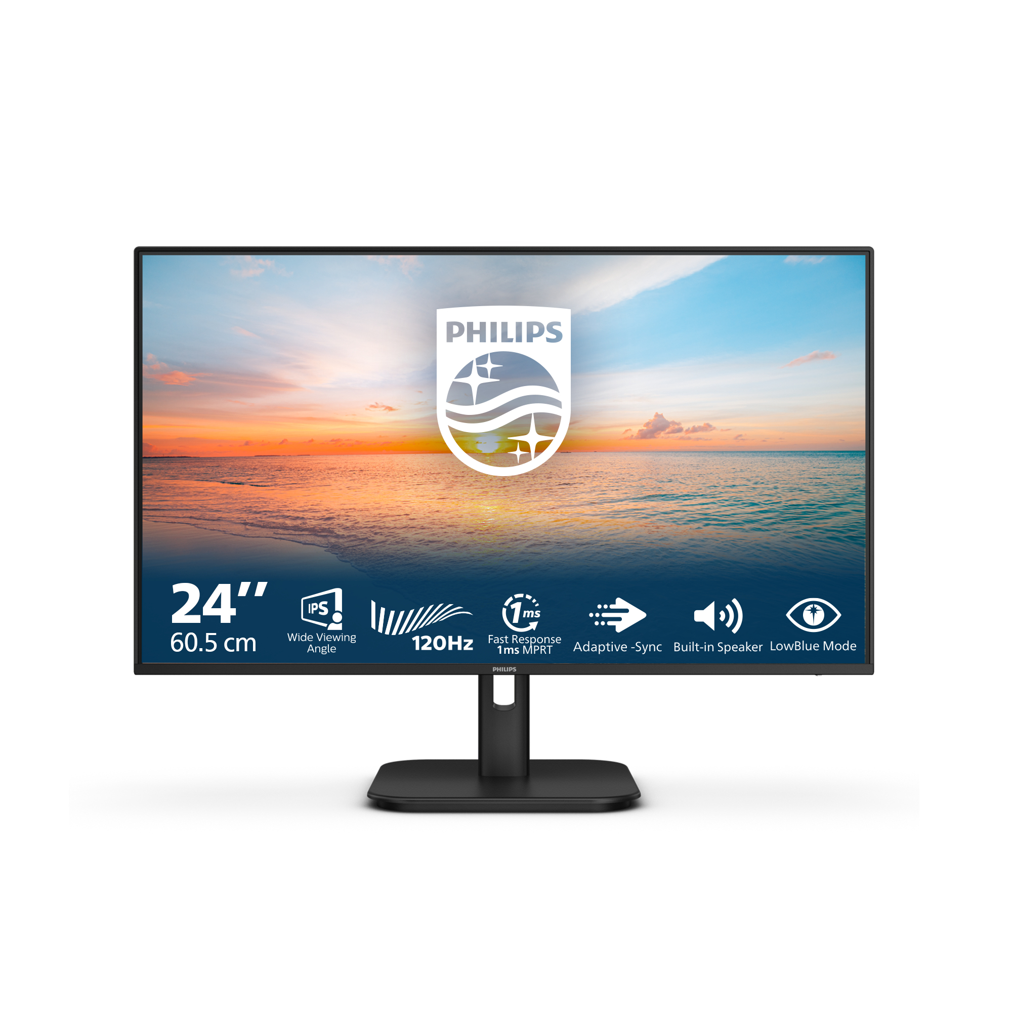 Philips 60.5cm (23.8") 24E1N1200A 16:09 VGA+HDMI IPS black