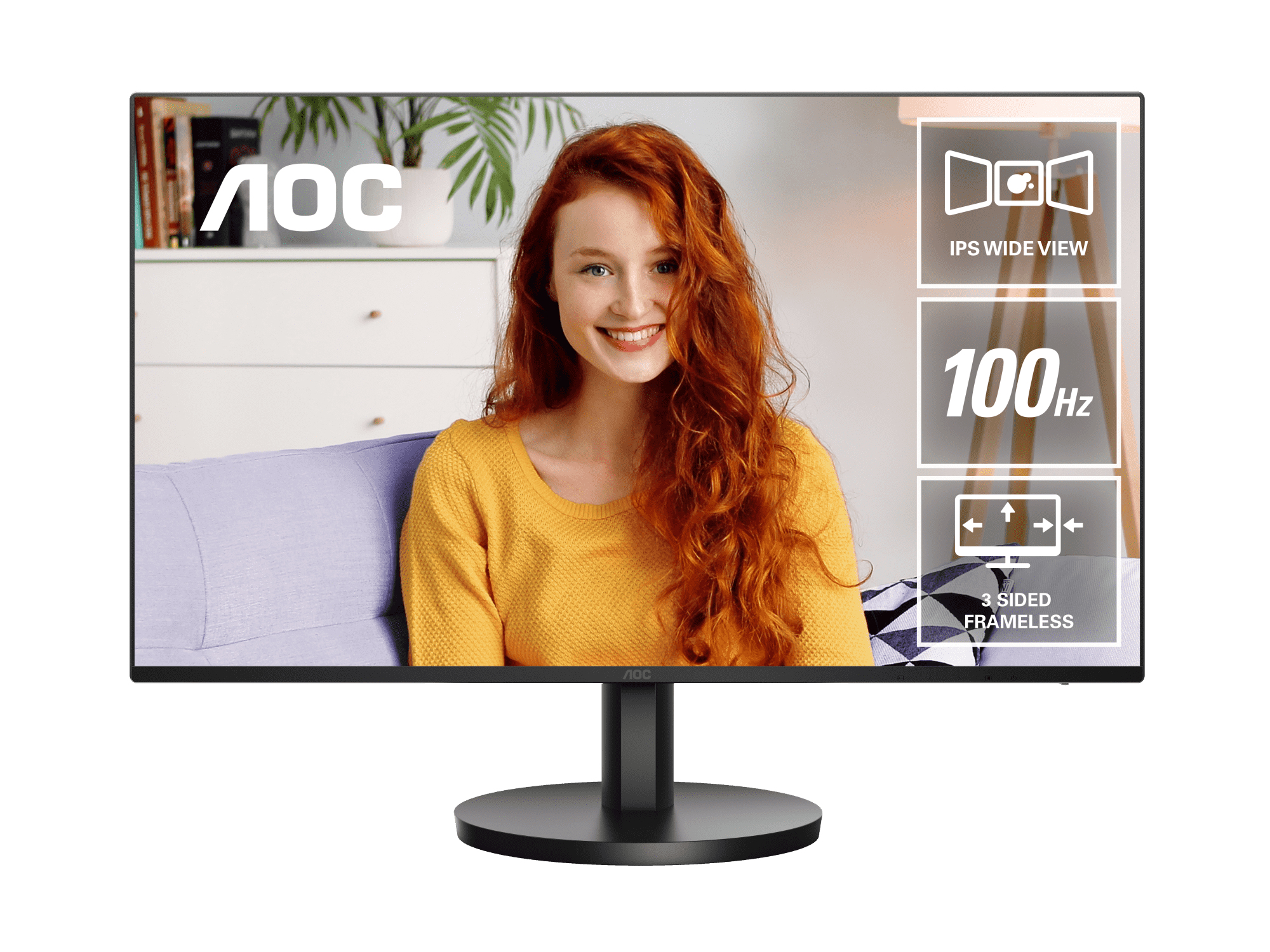 AOC Basic-line 24B3HA2 skærm - WLED -