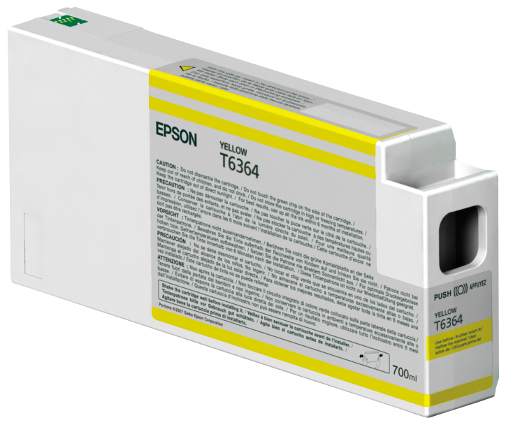 Epson Original UltraChrome HDR Druckerpatrone gelb 700ml (C13T636400)
