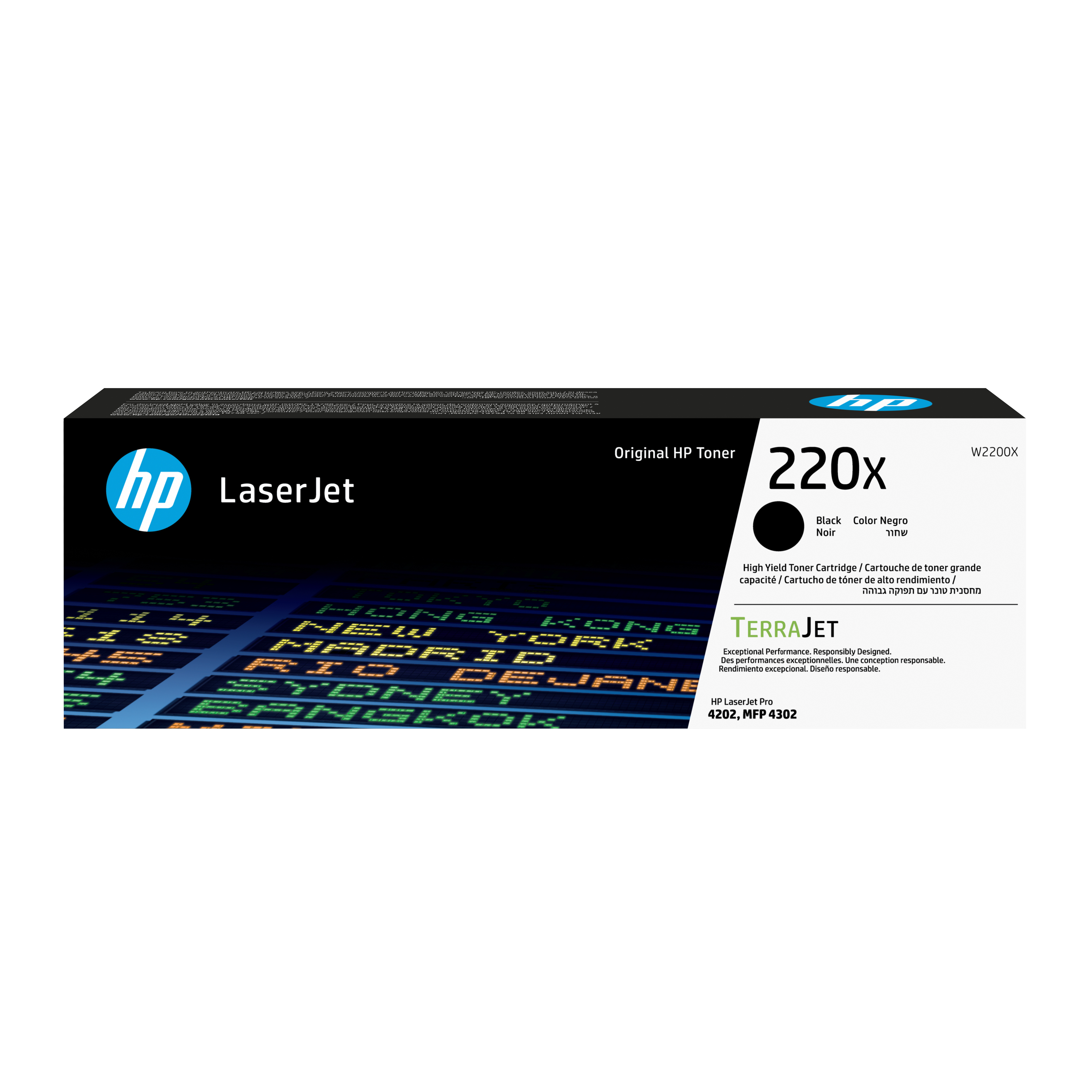 HP Toner 220X W2200X Schwarz bis zu 7.500 Seiten