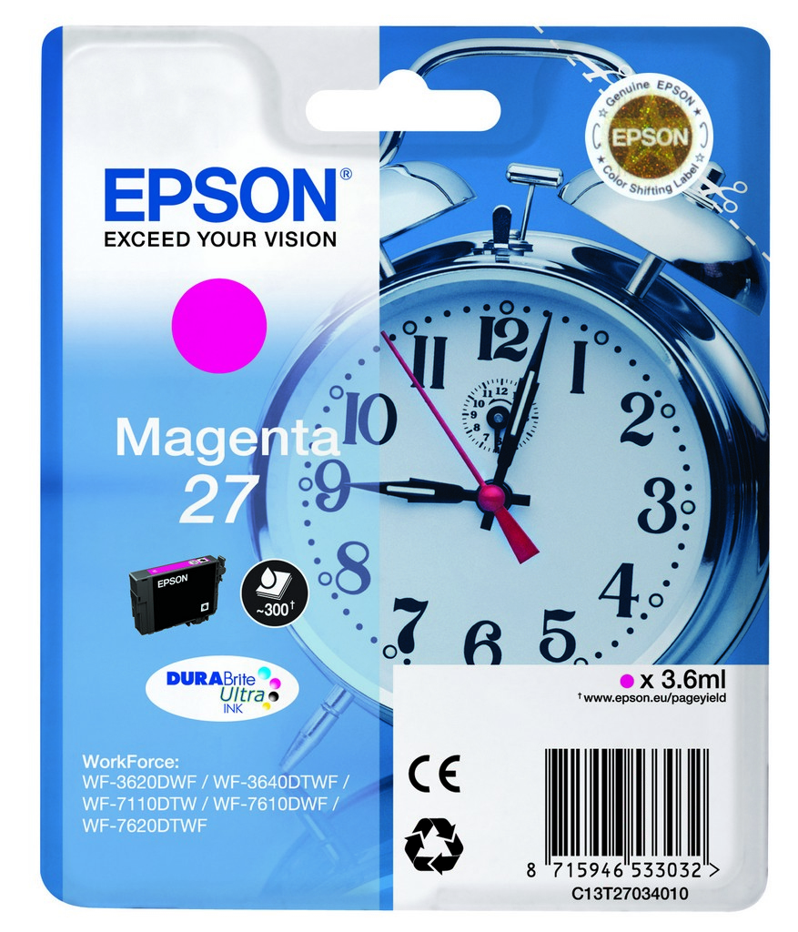 Epson 27 magenta Blister T2703