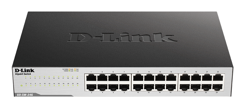 D-Link GO-SW-24G - switch - 24 porte -