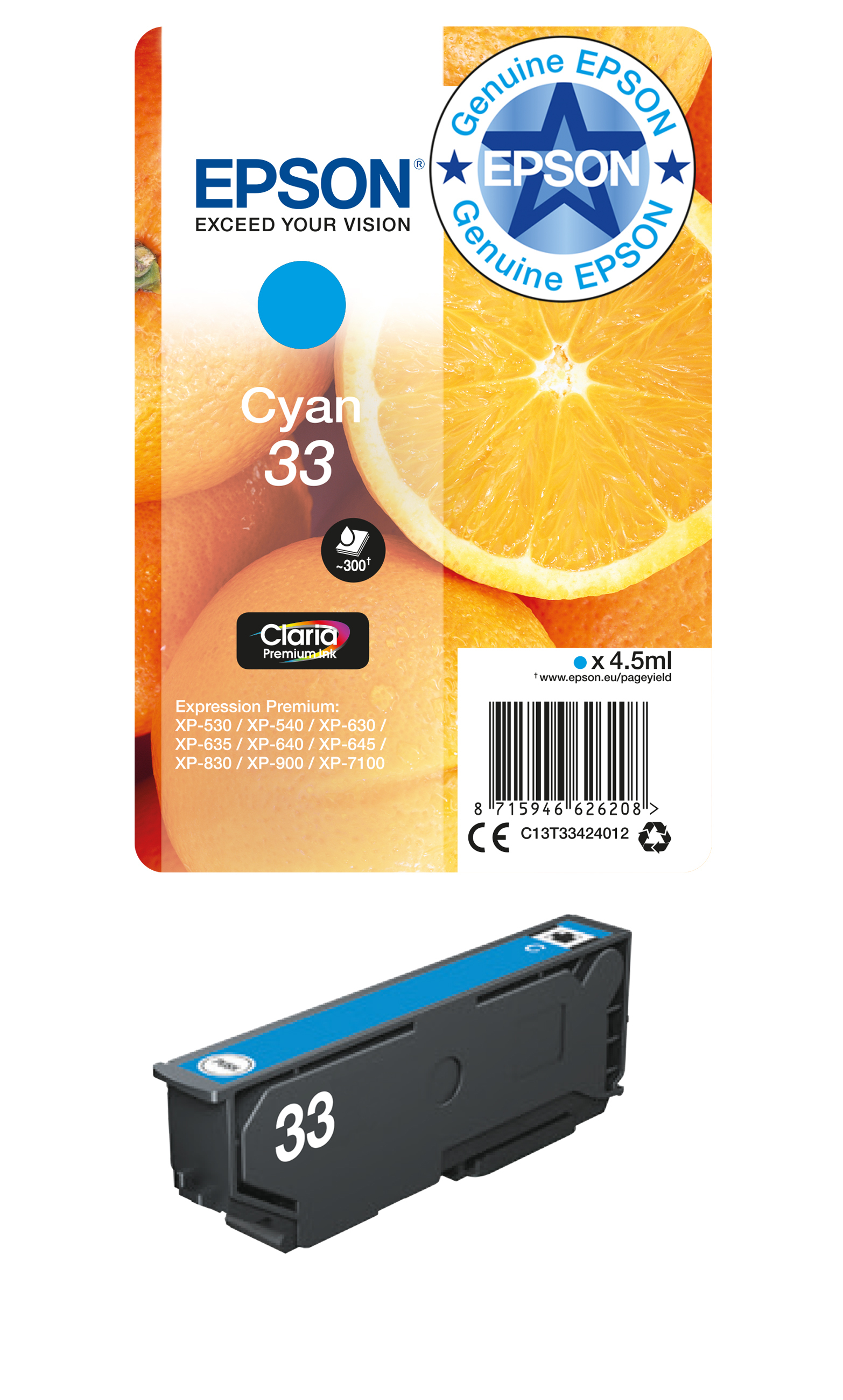 Epson C13T33424012 cyan
