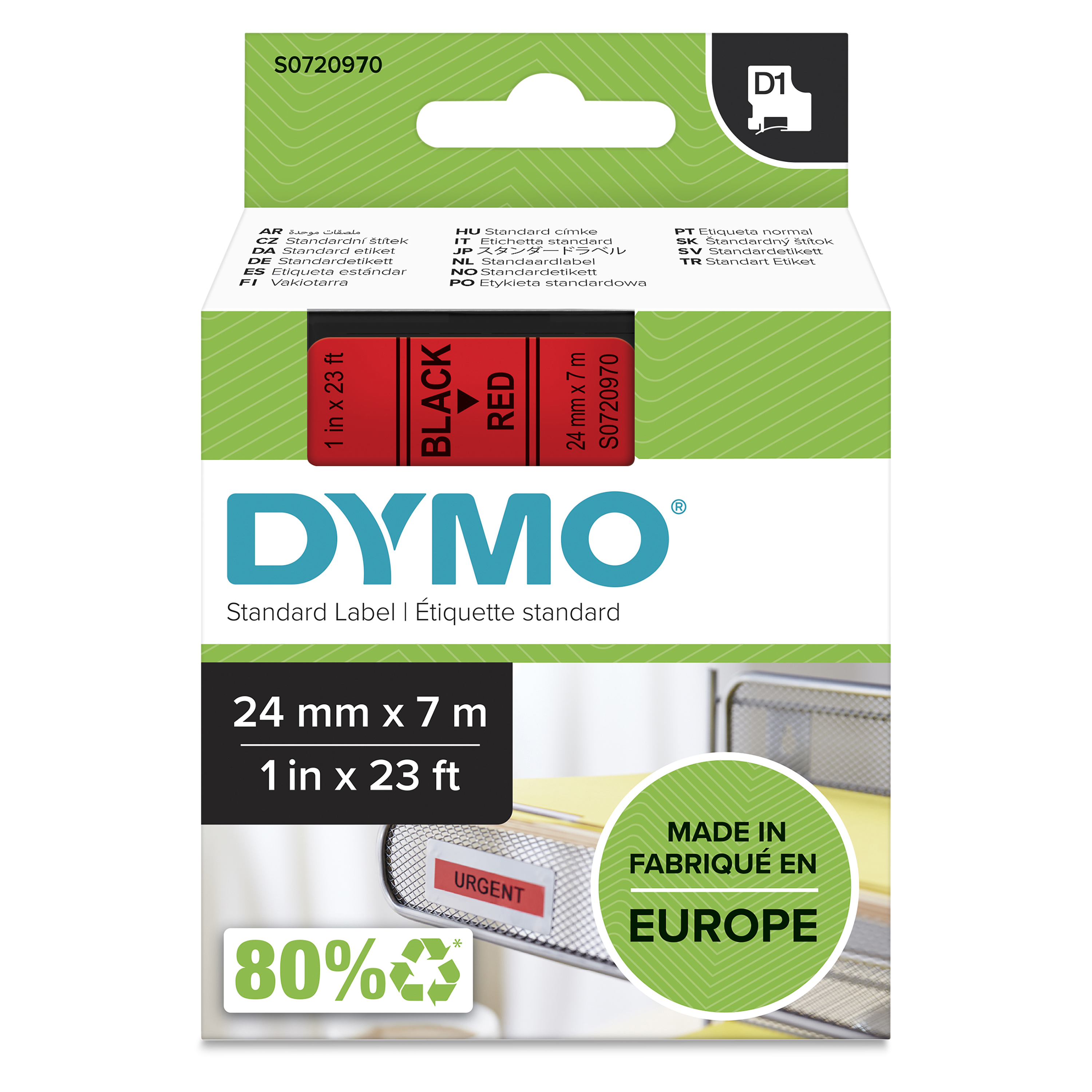 DYMO D1 - mærkattape - 1 kassette(r) -