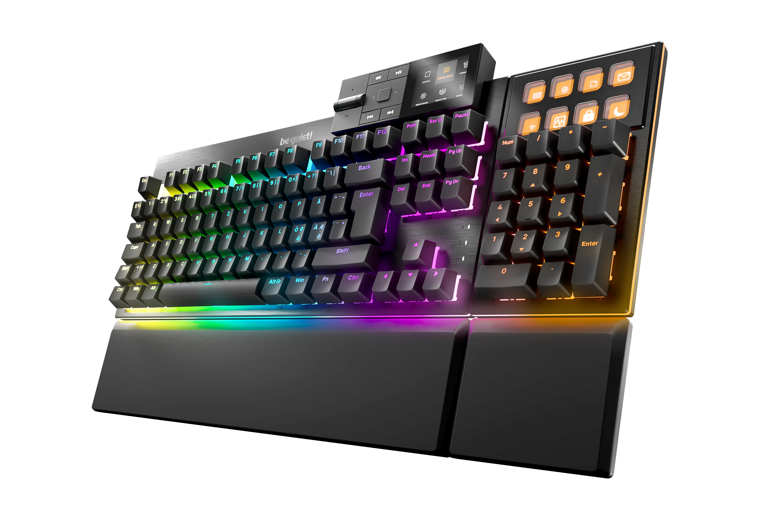 be quiet! Dark Mount Silent Tactile Gaming Tastatur USB DE RGB