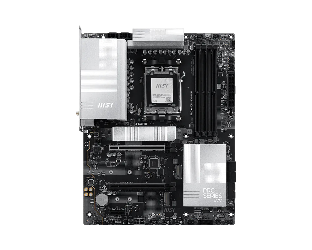 MSI PRO X870E-S EVO WIFI ATX Socket AM5 AMD X870E