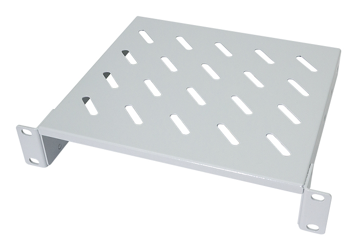Logilink 10" cantilever shelf 200 mm, 1U, grey
