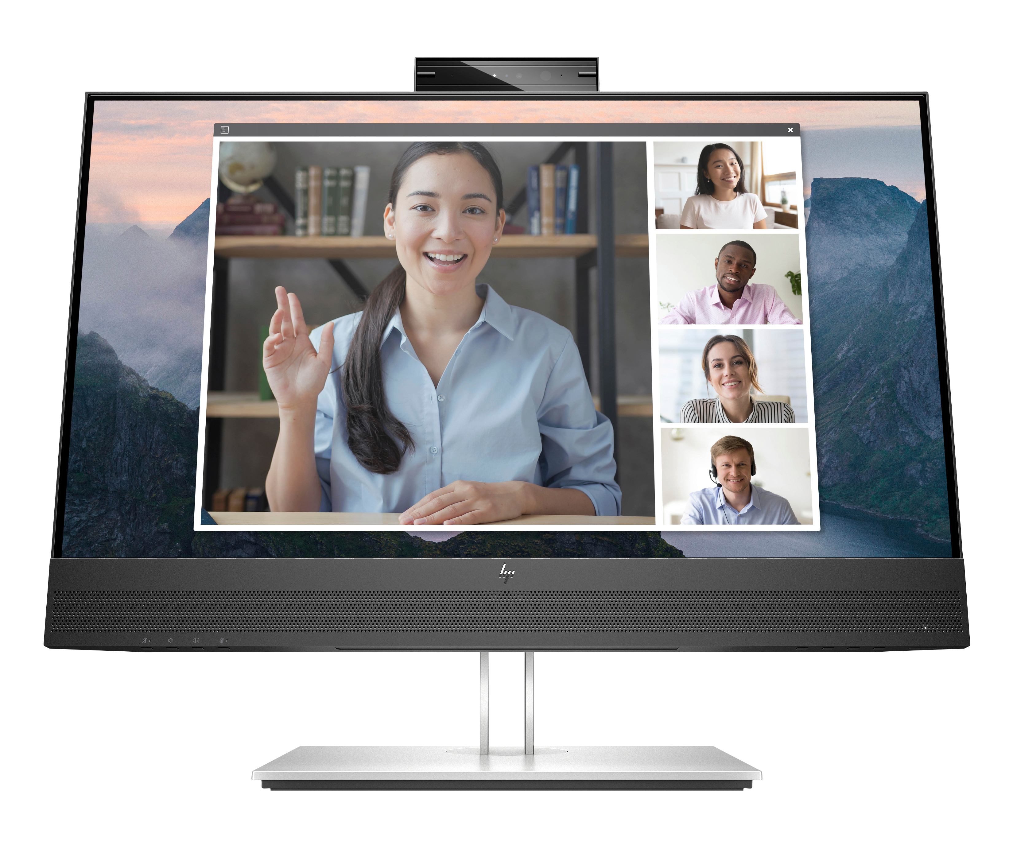 HP E24Mv G4 Computer Monitor  60.5 Cm (23.8") 1920 X 1080  Pixels Full Hd Black, Silver