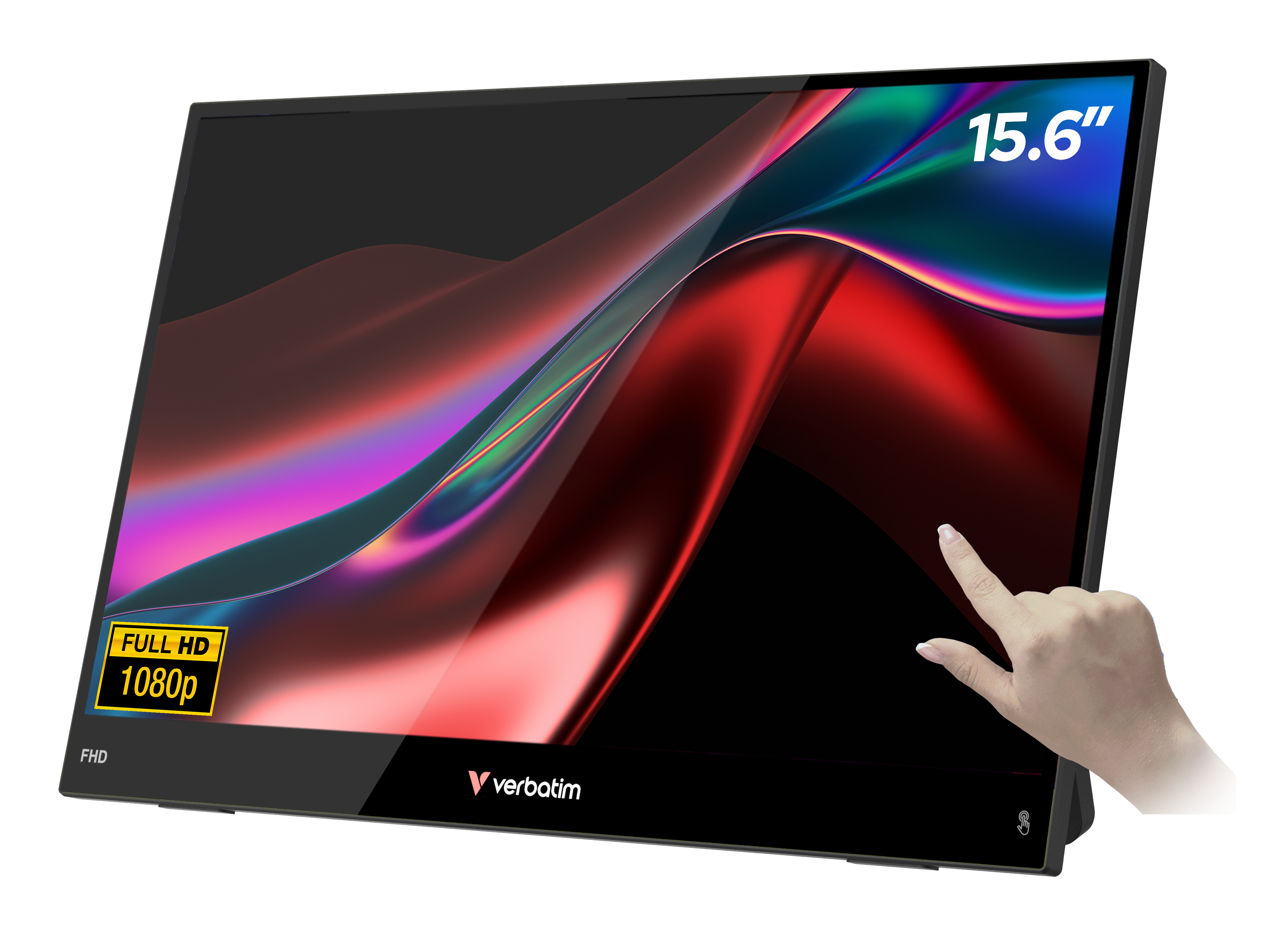 Verbatim Portable Monitor 15,6" Full HD Touchscreen Monitor