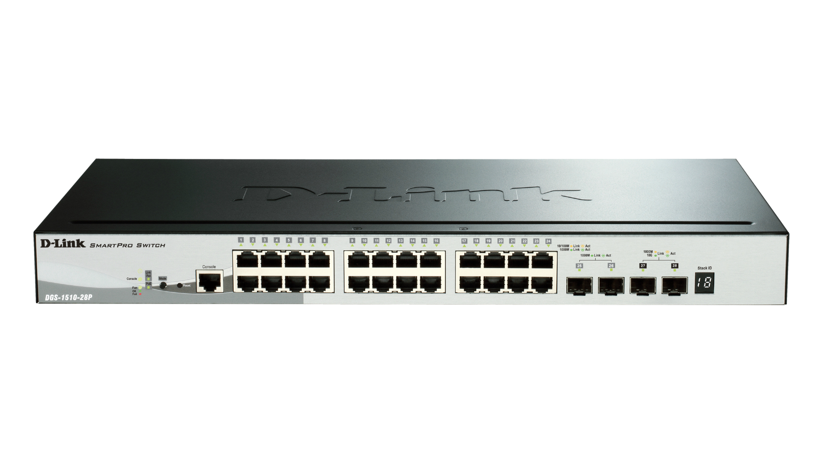 28P D-Link DGS-1510-28P/E PoE M Gigabit Stack
