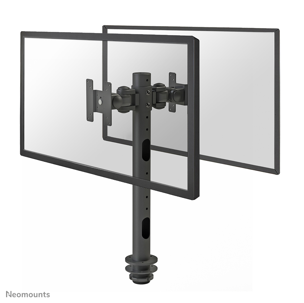 Tischhalterung für zwei Flachbildschirme bis 30" (76 cm) 10KG FPMA-D050DBLACK Neomounts