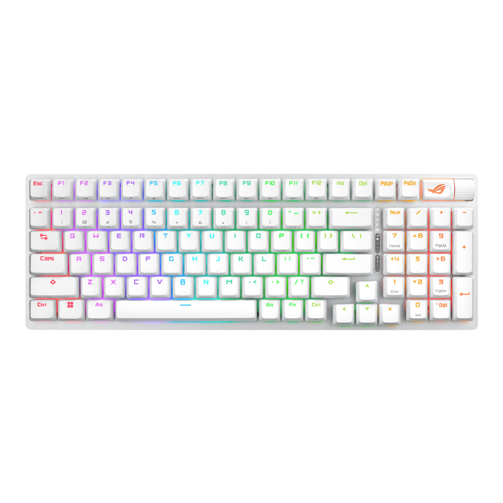ASUS ROG STRIX SCOPE II 96 Wireless RGB Gaming Keyboard ROG NX Snow Switches - White