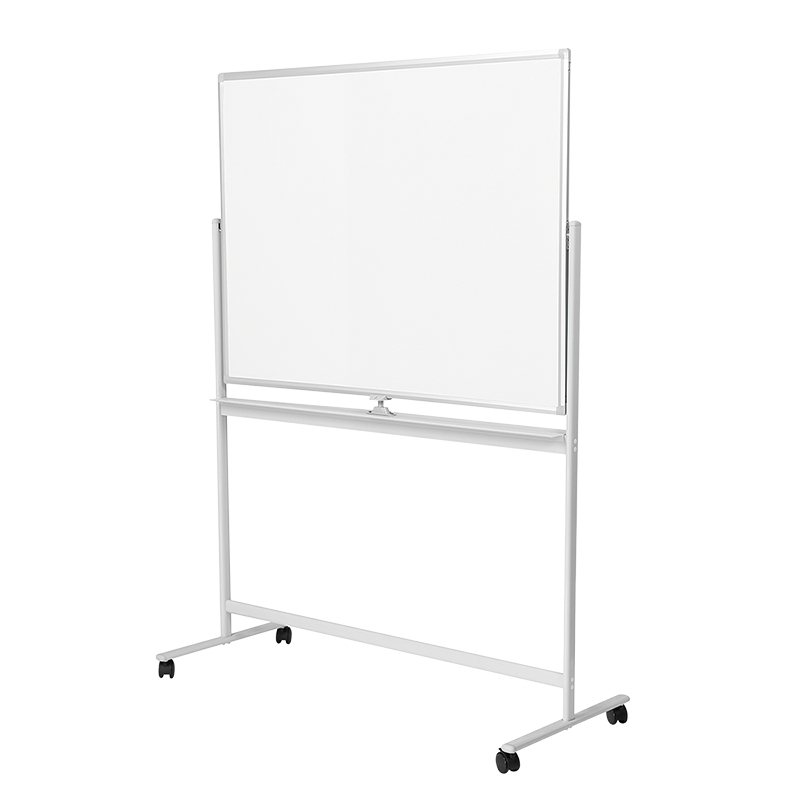 LogiLink Dry Erase Whiteboard, mobile,  double-sided, metal, 120x80cm