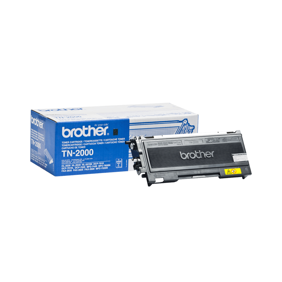 Brother Toner TN-2000 | 2500Sider | Sort
