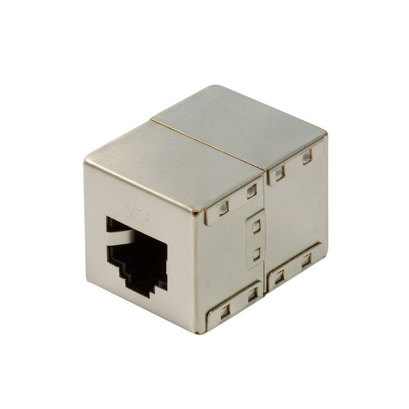 Logilink Patchkabelverbinder 1:1 Cat.6 STP, Metallgehäuse