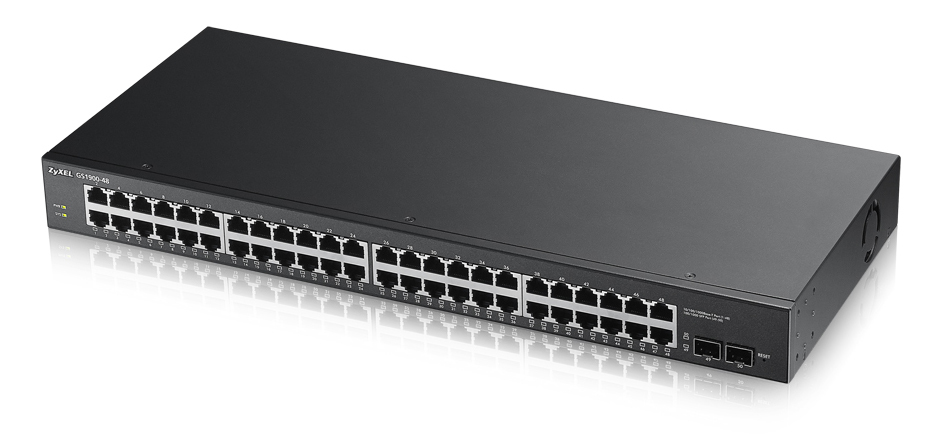 ZYXEL GS1900-48 v2 48-port GbE L2 Smart Switch rackmount