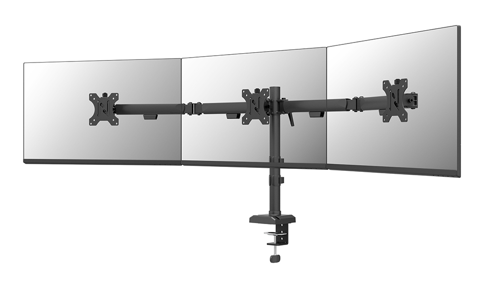 NEOMOUNTS NERO Triple Flat Screen Desk Mount