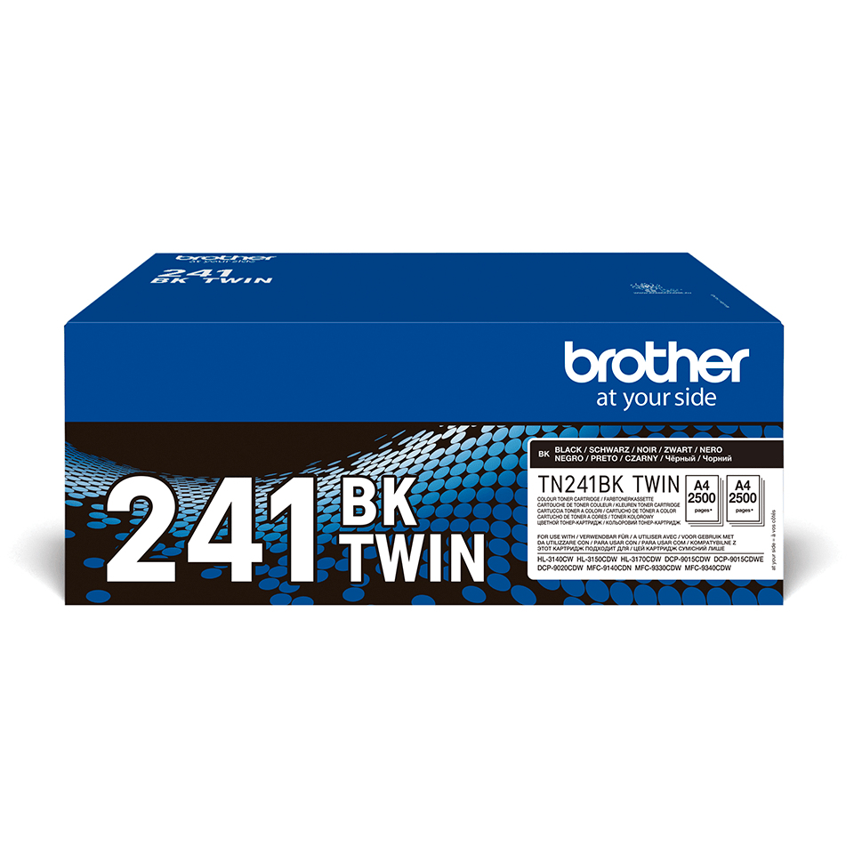 Brother Toner TN241BKTWIN 2er Pack bis zu 2.500 Seiten ISO/IEC 19798