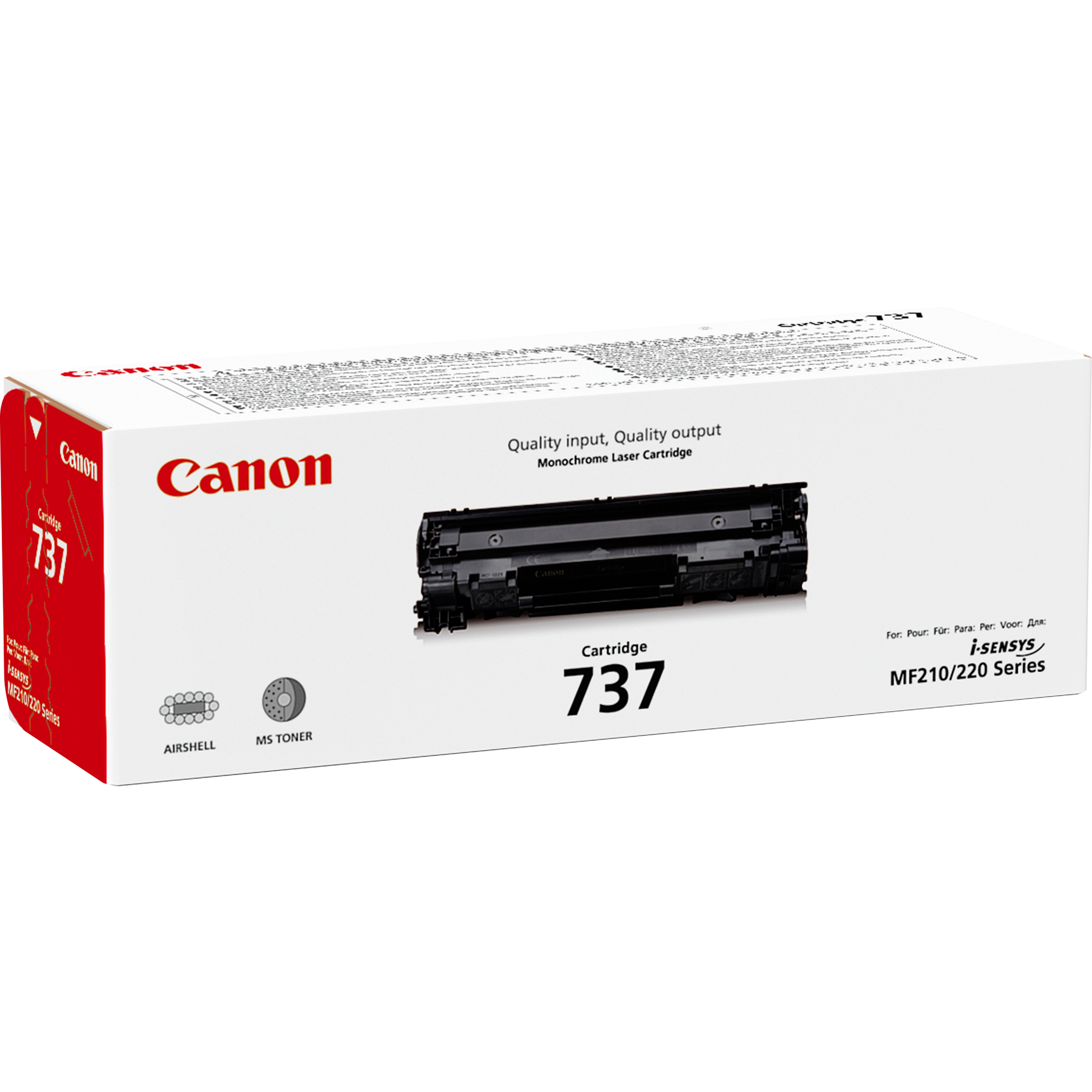 CANON CRG-737 2.400 pages for MF229dw  MF226dn  MF217w  MF216n  MF212w  MF211