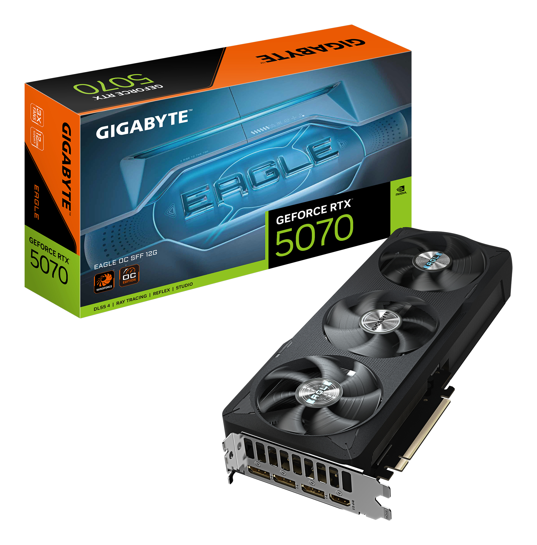 RTX 5070 12GB Gigabyte Eagle OC SFF GDDR7 3 Fan