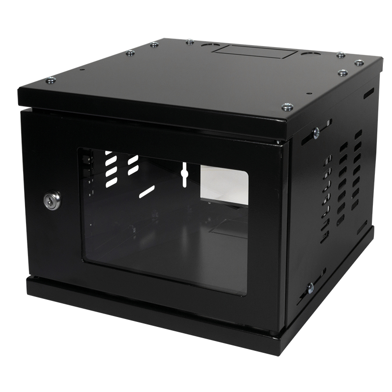 10" Wall Mount Cabinet SoHo, 04U, black