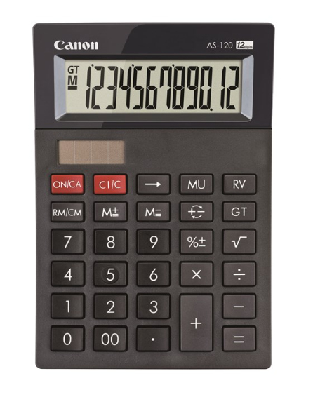 Canon AS-120 II DBL Desktop Calculator