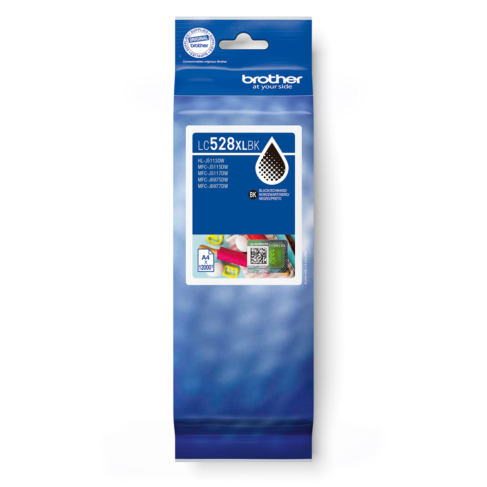 Brother Tintenpatrone LC-528BK Schwarz (6.000 Seiten)