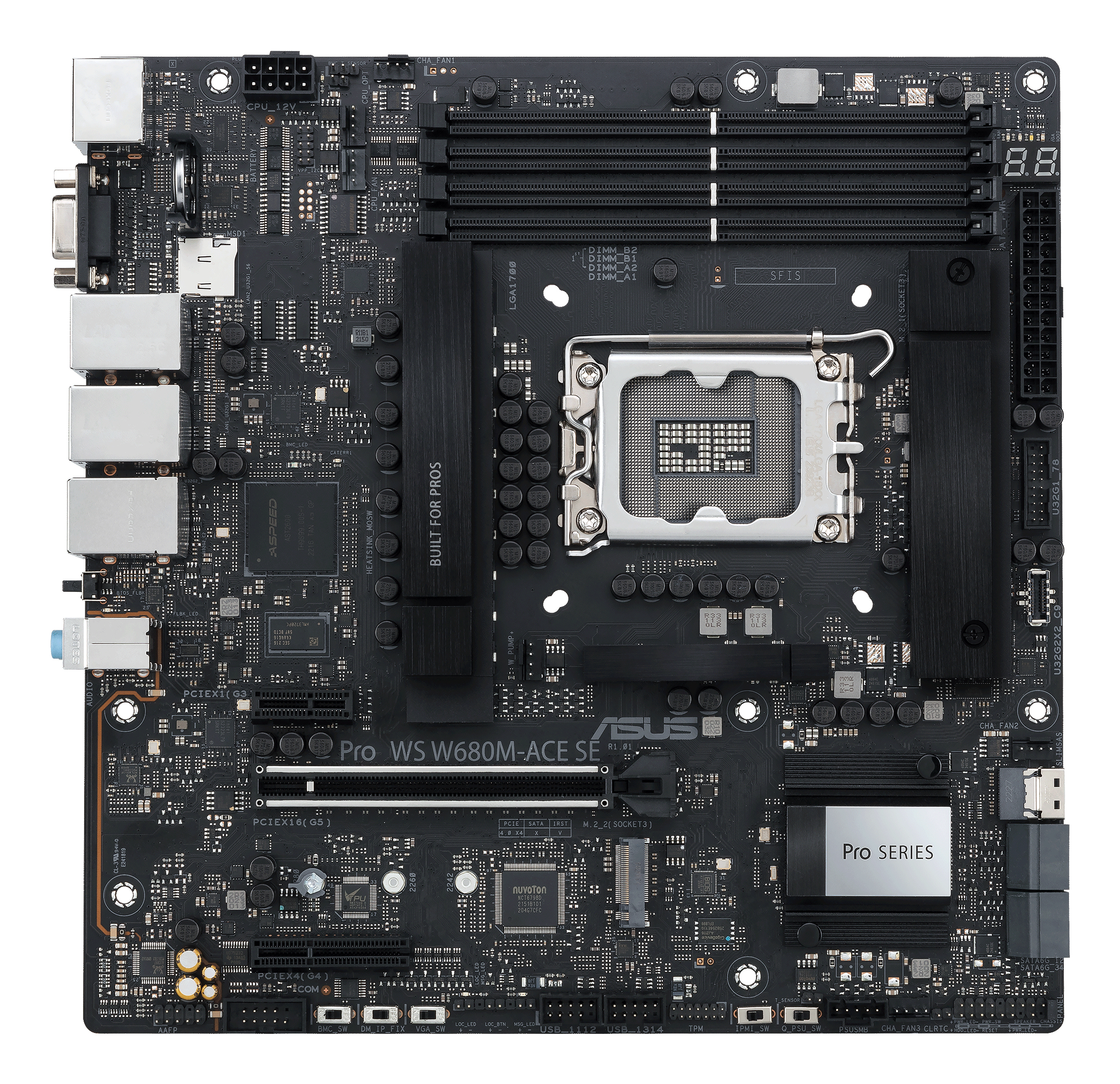 ASUS PRO WS W680M-ACE SE - bundkort -
