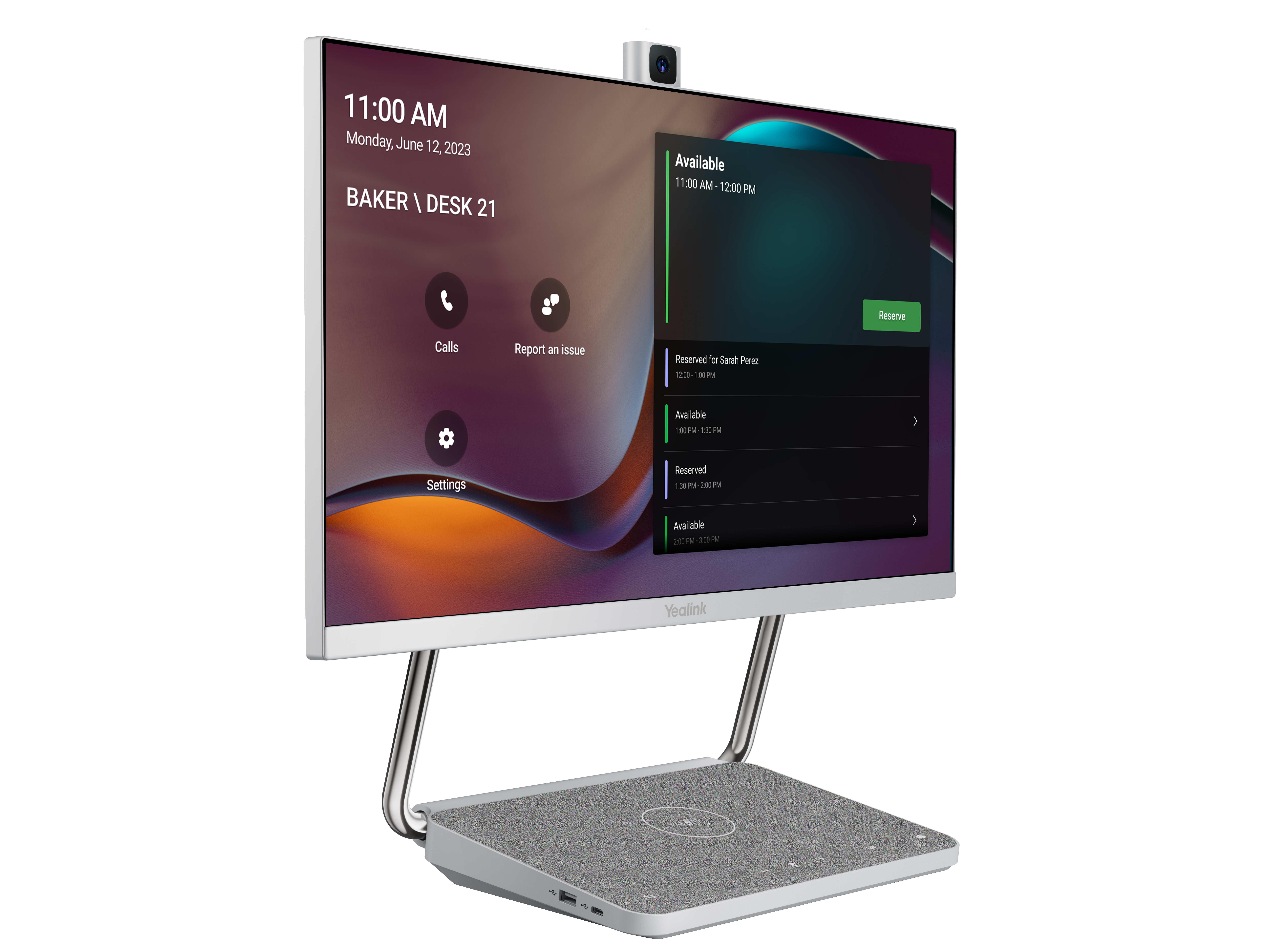 Yealink DeskVision A24 | All-in-One Desktop Collaboration Display | Built-in camera