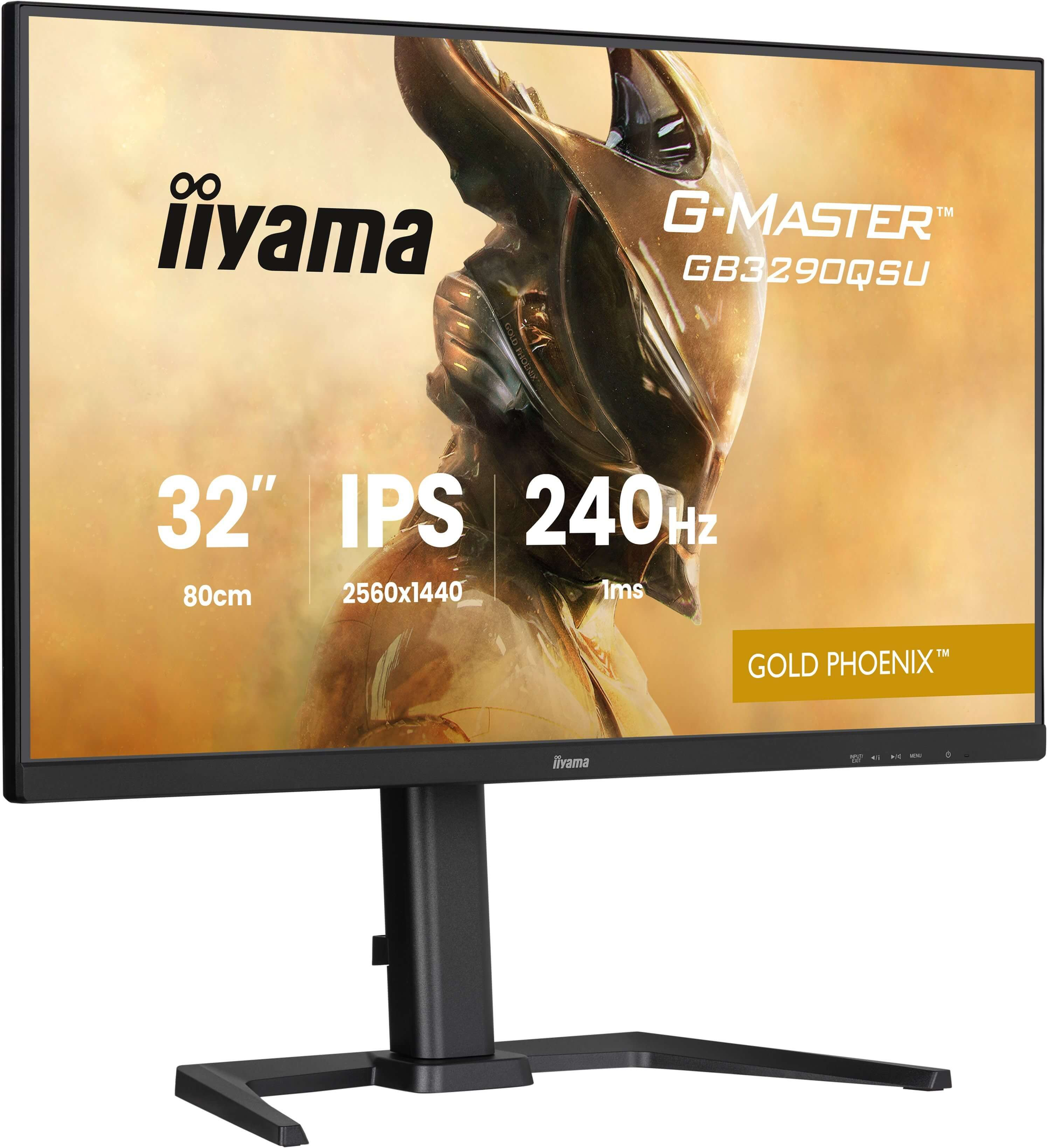 iiyama G-Master GB3290QSU 31.5 IPS 2560 x 1440 (2K) HDMI DisplayPort 240Hz