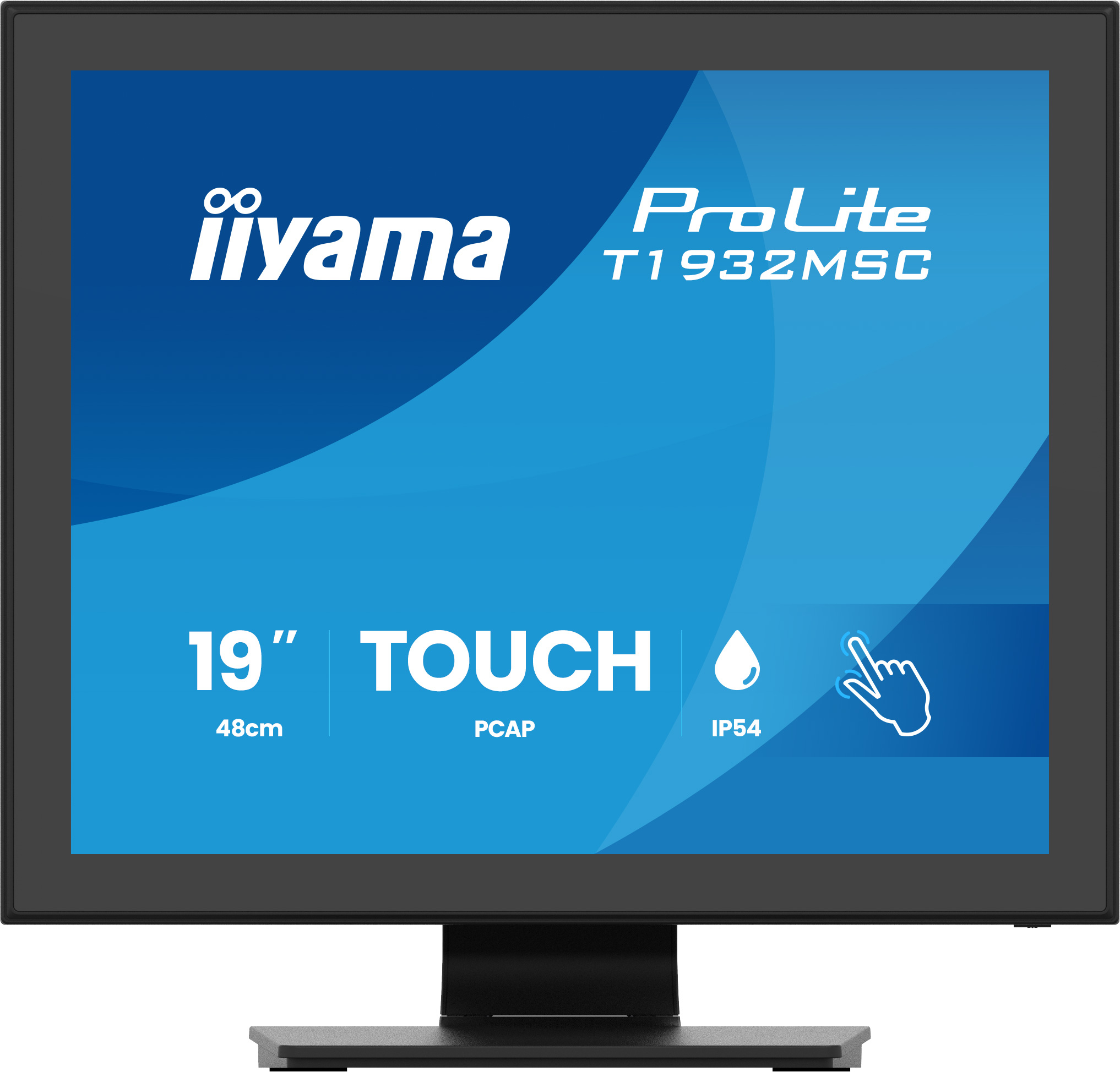 48,3 cm (19") 1280x1024 iiyama T1932MSC-B2S 5:4 IPS 14 ms DisplayPort HDMI VESA Speaker